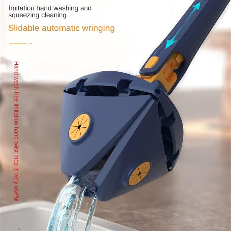 360 Rotating Adjustable Mop - Multipurpose Cleaning Rotatable Adjustable Cleaning Mop -Hands Free Water Washing Mop