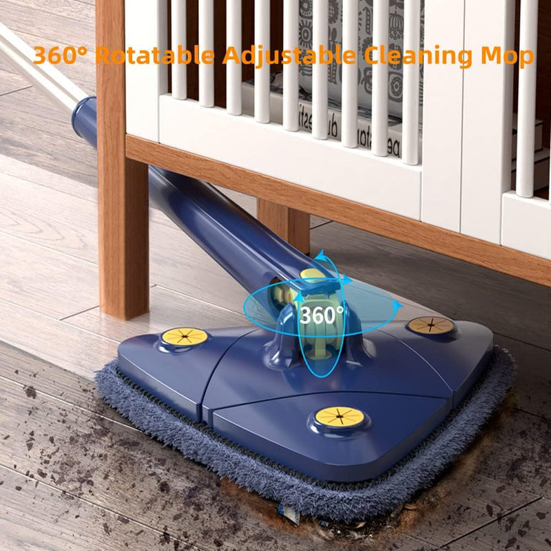 360 Rotating Adjustable Mop - Multipurpose Cleaning Rotatable Adjustable Cleaning Mop -Hands Free Water Washing Mop