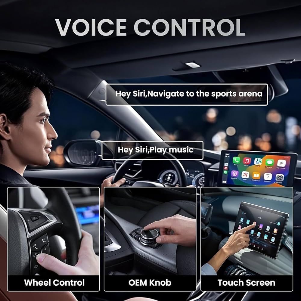 Wireless CarPlay Adapter 3-in-1 - IOS and Android