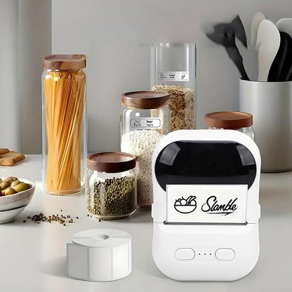 Portable Bluetooth Label Printer -Inkless Wireless Thermal Printer