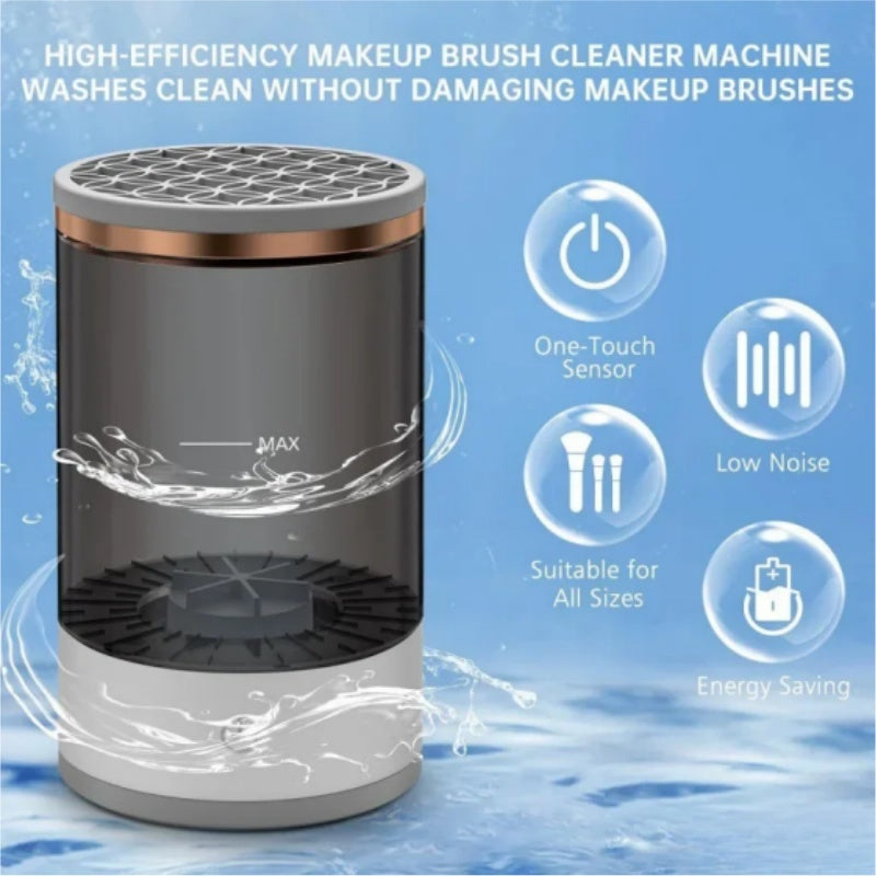 Automatic Multi Brush Cleaner - Portable Electric Cosmetic Makeup Brush