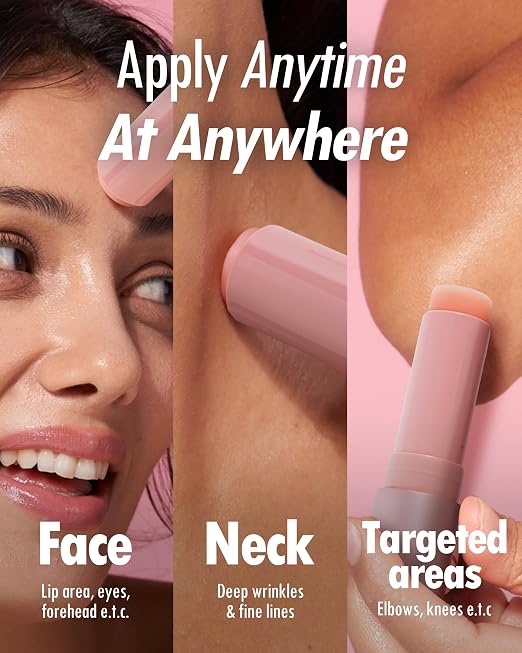 KAHI Wrinkle Bounce Multi Balm  | All-in-One Hydrating Balm Eye Cream Make Up Base & Moisture Stick | Daily Moisturizer Stick with Salmon-derived sodium DNA