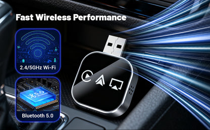 Wireless CarPlay Adapter 3-in-1 - IOS and Android