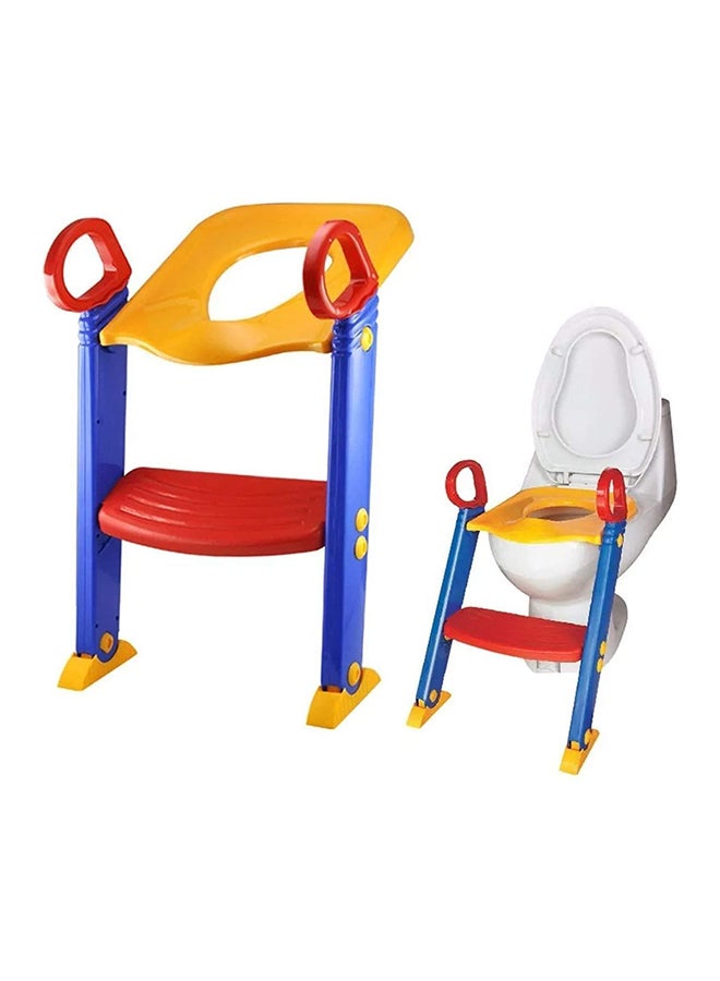 Children Toilet Ladder - A Foldable, Colorful Potty Training Seat (For 2 - 7 Years Old)
