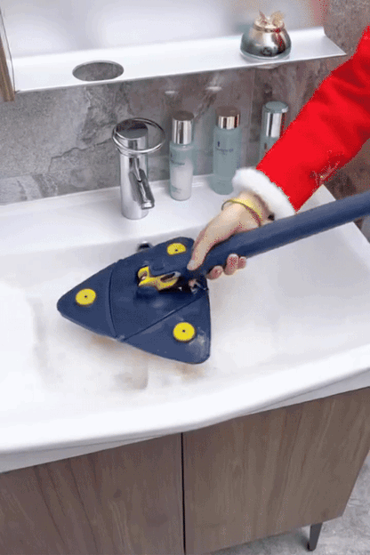 360 Rotating Adjustable Mop - Multipurpose Cleaning Rotatable Adjustable Cleaning Mop -Hands Free Water Washing Mop