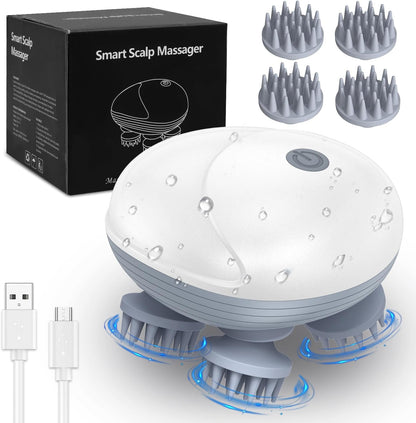 Smart Scalp Massager - Shoulder Neck Deep Tissue Head Scalp Massager - Model: OSK-701.