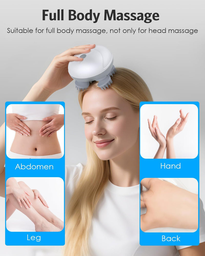 Smart Scalp Massager - Shoulder Neck Deep Tissue Head Scalp Massager - Model: OSK-701.