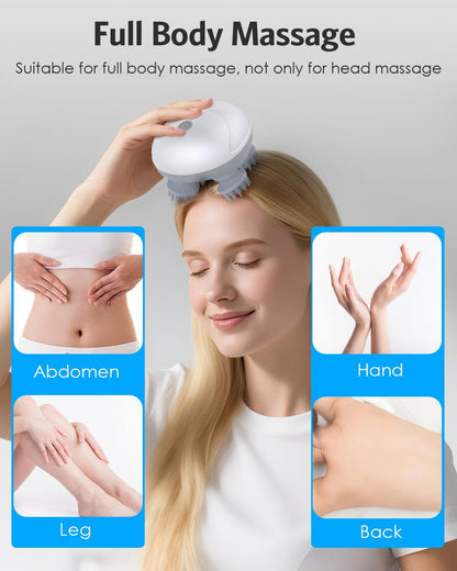 Smart Scalp Massager - Shoulder Neck Deep Tissue Head Scalp Massager - Model: OSK-701.