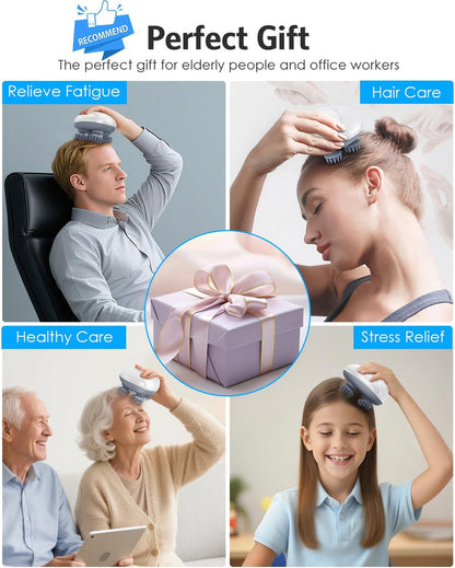 Smart Scalp Massager - Shoulder Neck Deep Tissue Head Scalp Massager - Model: OSK-701.