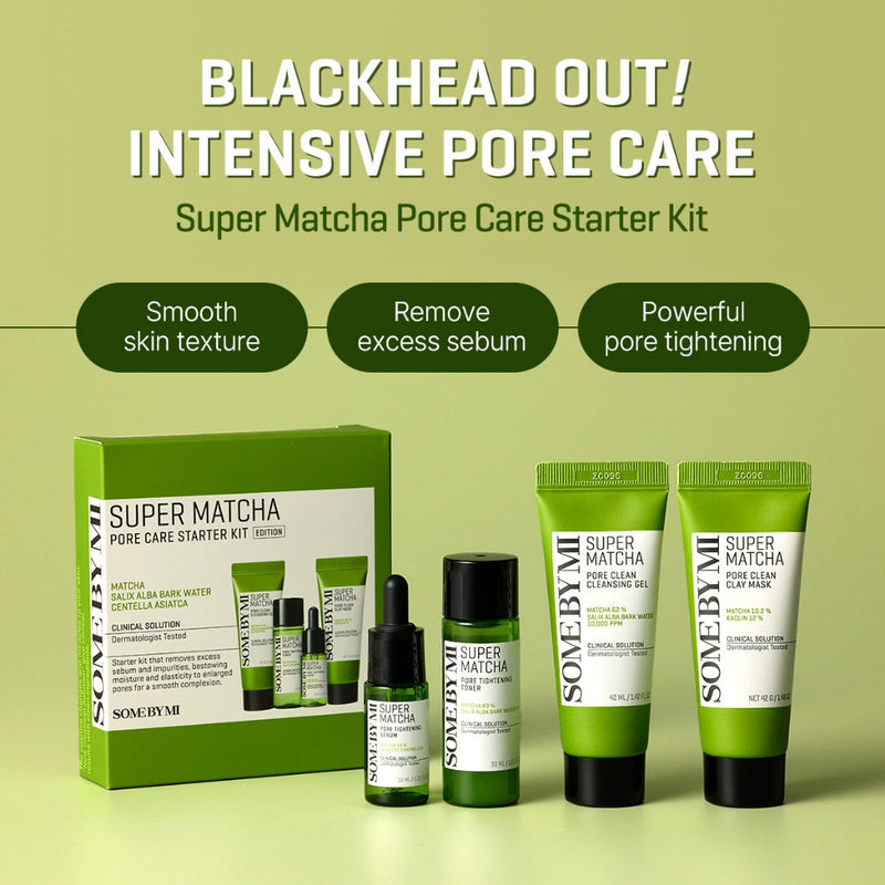 SOMEBYMI SUPER MATCHA PORE CARE STARTER KIT