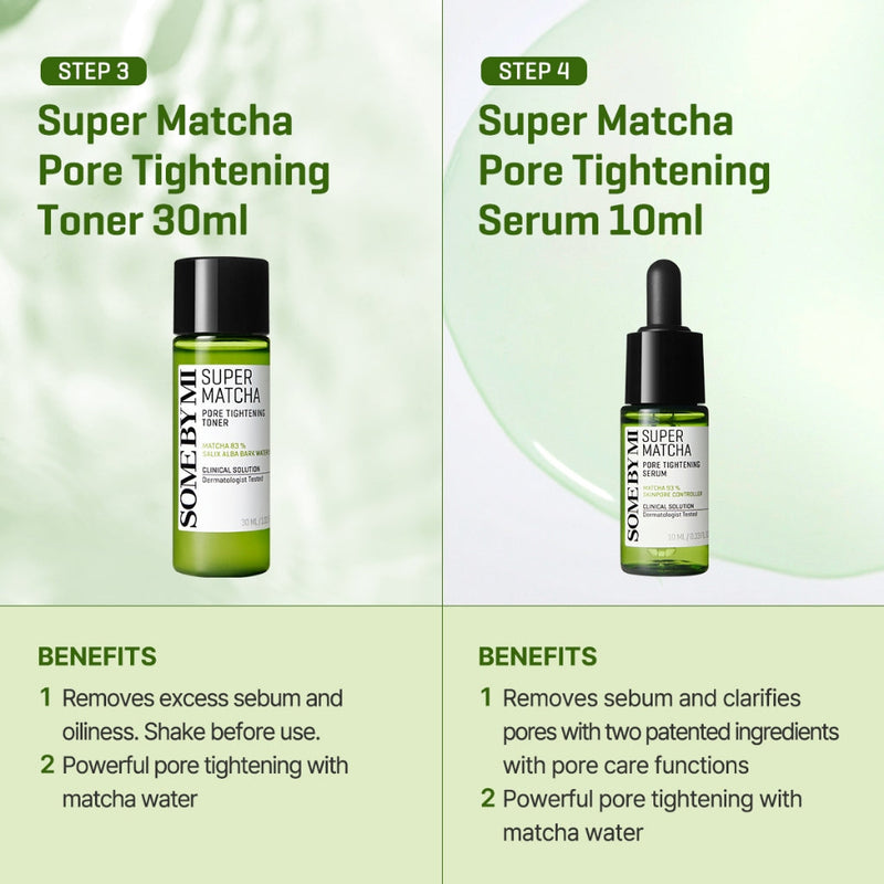 SOMEBYMI SUPER MATCHA PORE CARE STARTER KIT