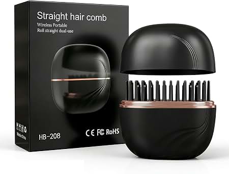 Mini Hair Straightening Comb Wireless Charging Portable Multifunctional Hair Care Not Hurt Hair Styling Comb Hair Straightener