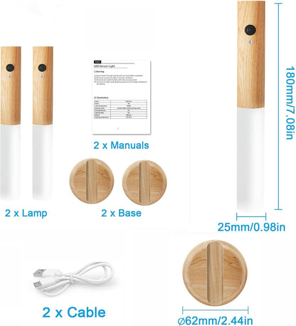 Motion Sensor Night Light - Rechargeable Induction Light Blub