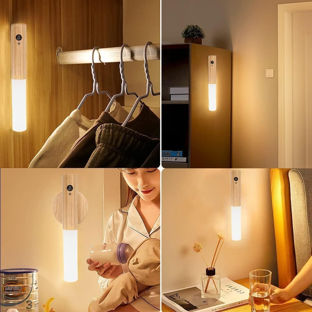 Motion Sensor Night Light - Rechargeable Induction Light Blub