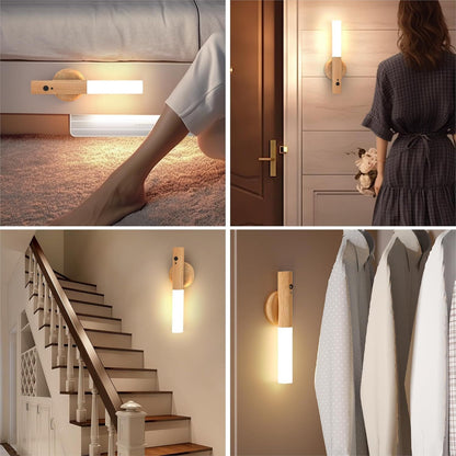 Motion Sensor Night Light - Rechargeable Induction Light Blub