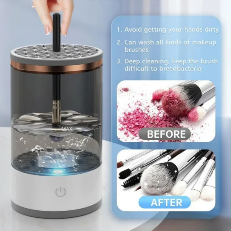 Automatic Multi Brush Cleaner - Portable Electric Cosmetic Makeup Brush