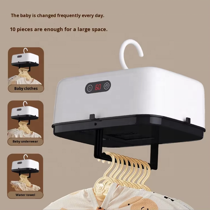 Portable Clothes Dryer, Portable Dryer for Laundry, with Drying Bag and Timer, Electric Mini Dryer for Clothes, for Travel Hotel Rv, Folding Clothes Dryer Machine, for All Kinds Of Light Clothing