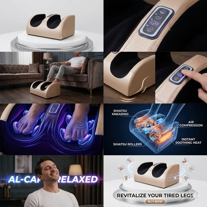 Electric Foot Massager - 3-in-1 Massage Modes