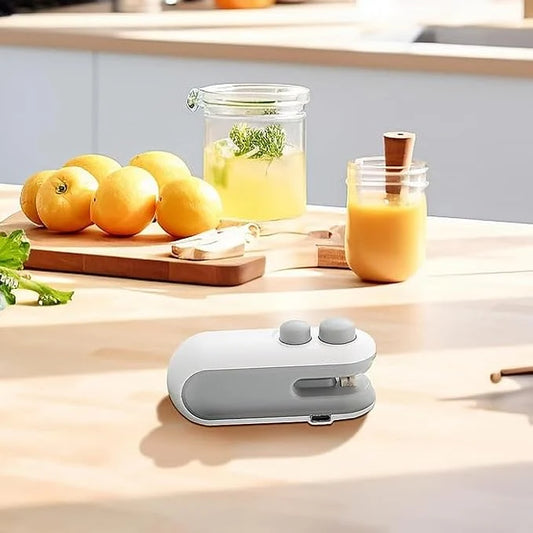 Portable Sealing Machine - Mini 2 In 1 Sealer Heat Sealer Bag Opening Machine
